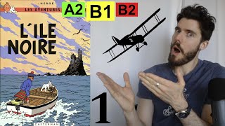 Learn French with TINTIN 1 fr sub [upl. by Elocal488]