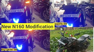 New Model N160 Modification  Modification N160 n160 n160modified bikemodification [upl. by Ecila]