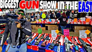 BIGGEST GUN SHOW ON THE EAST COAST THEY HAVE EVERYTHING gunshow guns [upl. by Hui]