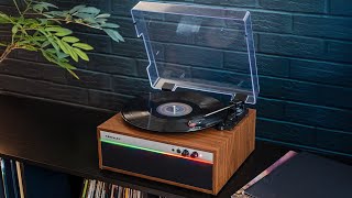 Strobe LED Record Player  Crosley Record Player [upl. by Inattyrb]