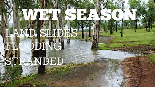 Eungella Dam Flooding Rock Slides 4x4 river crossings all in 4K Stuck for a week [upl. by Thill611]