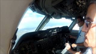 Iran Air B747SP Farewell Sightseeing Flight View from the Cockpit [upl. by Namruht]