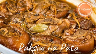 HOW TO COOK PAKSIW NA PATA  PAKSIW NA PATA  GET COOKINquot [upl. by Nylirehs]