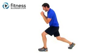 Lower Body HIIT for Strong Legs  Fitness Blender HIIT Man Workout [upl. by Bennie574]