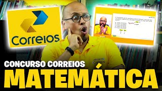 AULÃƒO DE QUESTÃ•ES MATEMÃTICA CONCURSO CORREIOS 2024 NÃVEL MÃ‰DIO [upl. by Pol500]