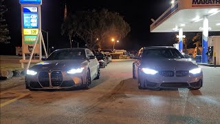 2022 BMW M3 G80 vs 2016 BMW M3 F80 [upl. by Stefa]