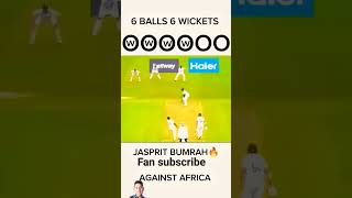 jasprit bhumra 6balls 6wicets cricket shortvira [upl. by Faun]