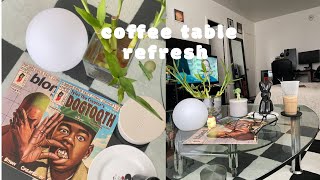 HOMEBODY DIARIES HOW TO MAKE YOUR COFFEE TABLE AESTHETIC BUDGET FRIENDLY [upl. by Eugatnom]