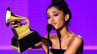 Ariana Grande WINS HER FIRST GRAMMY AWARD 2019 [upl. by Ecydnak]