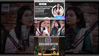 Ep 27 Citizenship Education in Schools citizenshipeducation podcastlike bettersociety edumentor [upl. by Elocaj]