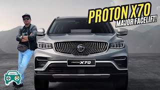 PROTON X70 MAJOR FACELIFT AKAN TIBA INTERIOR LEBIH GEMPAK [upl. by Haon]