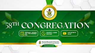 KNUST 58th CONGREGATION CEREMONY  COLLEGE OF ENGINEERING 2024 [upl. by Mandi]