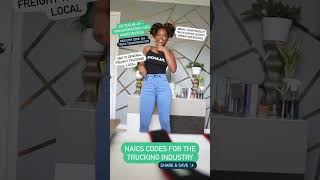 NAICS Codes for Trucking Industry [upl. by Liagiba706]