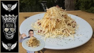 ŠPAGETY CARBONARA  TĚSTOVINY  VIDEORECEPTY  RECEPT  RECEPTY [upl. by Madra]