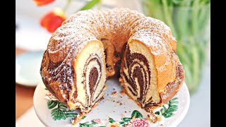 Prosta SZYBKA BABKA Marmurkowa – Przepis – Mała Cukierenka [upl. by Nerwal]