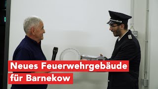 Neues Feuerwehrgerätehaus in Barnekow übergeben [upl. by Estus]