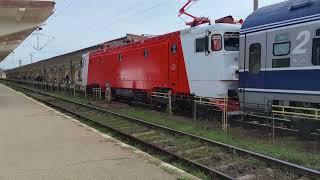 TREN INTEREGIO 1664 BUCURESTI NORD  IASI SOSESTE IN PLOIESTI SUD  TRAINS ROMANIA 4K [upl. by Scevour74]