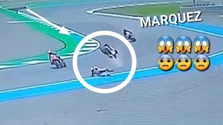 Marc Marquez Crash Thailand 2019 Different Angle [upl. by Ataynik819]