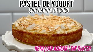 PASTEL KETO  PASTEL CON HARINA DE COCO  DIETA KETO [upl. by Sivia749]