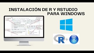 DESCARGAR E INSTALAR R Y RSTUDIO PARA WINDOWS 2022 ✅ 🖥 [upl. by Kylander]