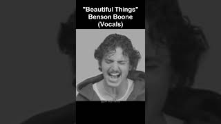 BEAUTIFUL THINGS Benson Boone  Acapella [upl. by Eelinej]