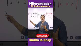 Differentiation Class 12🔥 Differentiation of Determinants maths ytshort shorts fun cbseclass10 [upl. by Ramad]