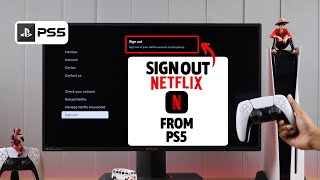 PS5 How to Sign Out of Netflix App PlayStation 5 Log Out [upl. by Graehl]