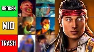 Ranking EVERY CHARACTER in Mortal Kombat 1 Tier List [upl. by Kwapong]