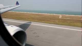 Singapore Airlines Airbus A330 Landing  Hong Kong SQ 890 [upl. by Misti]