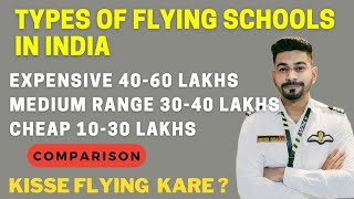 Different types of flying schools in india Expensive Mediumrange amp cheap flying schoolscomparison [upl. by Follansbee457]