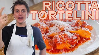 Ricotta Tortellini Tomato Sauce [upl. by Orland899]