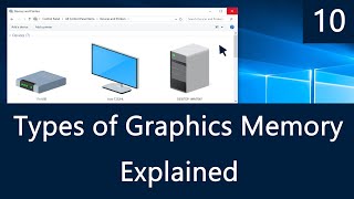 The Difference Between Total Available Graphics Dedicated and Shared System Memory [upl. by Lyj]