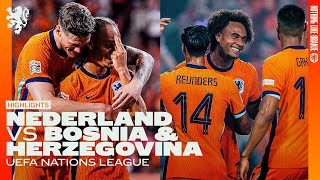 ZIRKZEEs first ⚽ REIJNDERS excels ⚡  Highlights Nederland  Bosnia amp Herzegovina [upl. by Anuahsar]