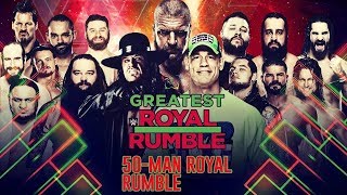 WWE GREATEST ROYAL RUMBLE FULL SHOW [upl. by Rabin]