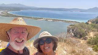 39 Sailing Greece Pylos on the W Peloponnese Peninsula [upl. by Eejan]