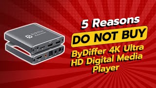 DONT BUY ByDiffer 4K Ultra HD Media Player Until You Watch This ⚠️📺 [upl. by Ymmik]