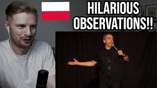 Reaction To Abelard Giza  PRZEDSZKOLE Polish Comedy [upl. by Atoel926]