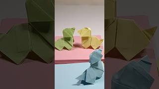 Dog Meet Dog Greet STOP MOTION  animation claymation shorts origami shorts [upl. by Eward72]