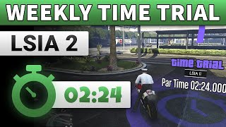 GTA 5 Time Trial This Week LSIA 2  GTA ONLINE WEEKLY TIME TRIAL LSIA II 0224 [upl. by Dahcir277]