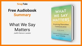 What We Say Matters by Judith Hanson Lasater 7 Minute Summary [upl. by Chatterjee]