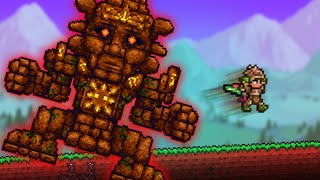 This Golem is INSANE  Terraria Calamity Melee Death Mode 26 [upl. by Graaf457]