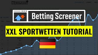 Betting Screener Tutorial  Beste SPORTWETTEN Software [upl. by Halet]