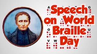 Speech on World Braille Day  Lines on World Braille Day  Easy Lines 👌 on Braille Day [upl. by Ysnat668]