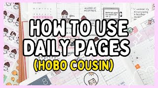 Hobonichi Daily Pages How to Use Them Effectively Use This 5 Sections [upl. by Lapides310]