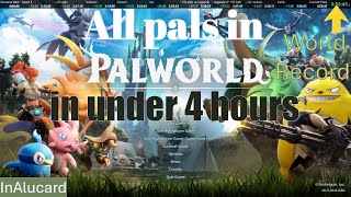 WR Palworld All Pals in under 4 hours  35645 [upl. by Jobi]