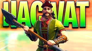 New Fortnite Hacivat Skin Gameplay [upl. by Sasnett]