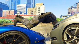 GTA 5 Swat Outfit BikeCar Stunts Fails Euphoria Physics amp Ragdolls Ep 1 [upl. by Lindy]