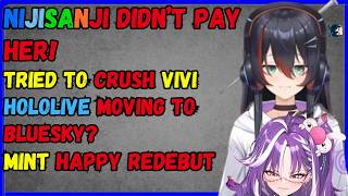 MichiMika not paid on time in Nijisanji Vivi crushed Holo moving to bluesky Mint happy redebut [upl. by Gloria]