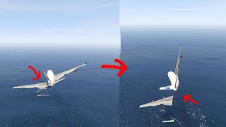 GTA 5 Plane Crash Like Youve NEVER Seen Before [upl. by Ybba851]