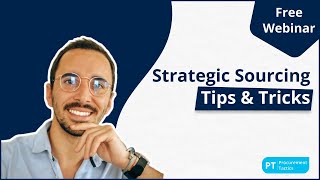 Strategic Sourcing Tips amp Tricks 🪄 Free Webinar [upl. by Fahey]